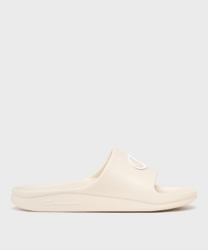 GEMO Mules de piscine moulées femme - Champion USA Beige