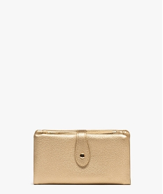 GEMO Portefeuille souple multi-poches femme dore