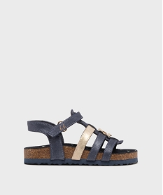 GEMO Sandales à brides irisées fille - LuluCastagnette Bleu
