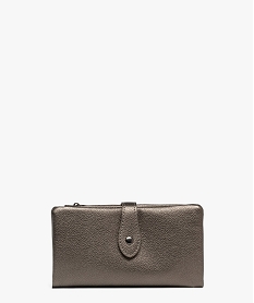 GEMO Portefeuille souple multi-poches femme Gris