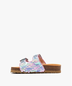 sandales a sequins reversibles fille roseM076401_3