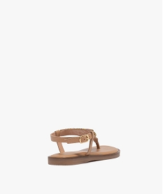 tongs avec perles brodees sur le dessus fille - taneo multicoloreM076801_4