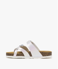 mules a brides croisees et irisees fille blanc standardM111401_3