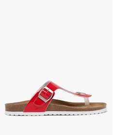 GEMO Tongs avec dessus verni femme - Valentina Baldano rouge standard