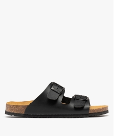 GEMO Mules semelle intérieure cuir à reliefs ergonomiques femme noir standard