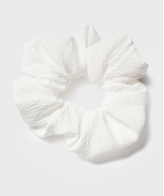 GEMO Chouchou pour les cheveux uni Blanc