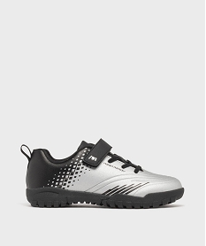 GEMO Chaussures de foot garçon avec fermeture scratch gris standard