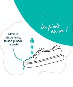 GEMO Baskets montantes en toile enduite à motifs fleuris fille - Lovely Wings Bleu