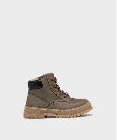 GEMO Boots à semelle crantée bébé garçon - Buggy marron standard
