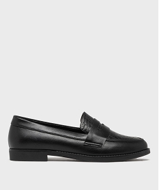 GEMO Mocassins avec dessus embossé femme - Valentina Baldano noir standard