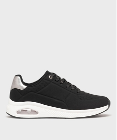 GEMO Baskets de running avec semelle bulle d’air femme - 5 Miles noir standard