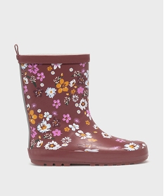 GEMO Bottes de pluie à motifs fleuris fille - Lovely Wings Rouge