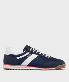 GEMO Baskets basses de ville look rétro homme - Camps United bleu standard