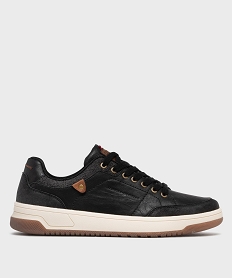 GEMO Baskets de ville avec col en denim homme - Urban Steps noir standard