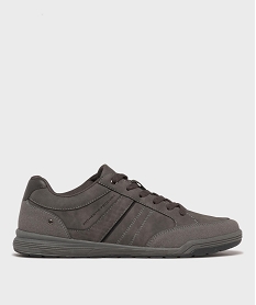 GEMO Baskets basses de ville à fine semelle homme gris standard