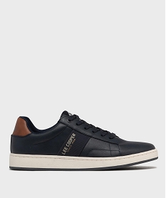 GEMO Baskets basses à lacets avec semelle contrastante homme - Lee Cooper Bleu
