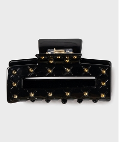 GEMO Pince crabe pour les cheveux avec clous métalliques noir standard