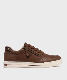 GEMO Baskets basses avec touches scintillantes femme - Valentina Baldano marron standard