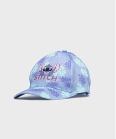 GEMO Casquette en coton imprimé fille - Stitch bleu standard