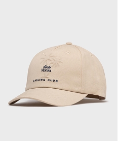 GEMO Casquette en coton avec motif en relief fille Beige