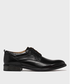 GEMO Derbies classiques en cuir homme - Pierre Cardin noir standard