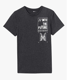 tee-shirt homme a manches courtes avec motif futuriste grisM922701_4