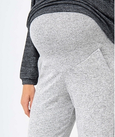 pantalon de grossesse jogger en maille douce grisN858701_2