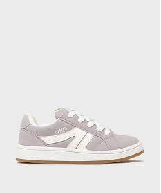 GEMO Baskets basses skateshoes en suédine garçon - Camps United gris standard