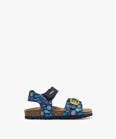 GEMO Sandales imprimées à scratch et à boucle bébé garçon - Geox bleu standard