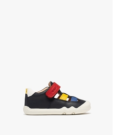 GEMO Chaussures imprimées respirantes à scratch bébé garçon  - Geox Bleu