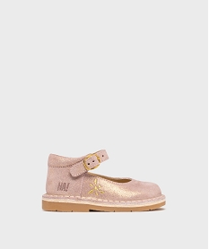 GEMO Babies en cuir pailleté bébé fille - Na! Rose