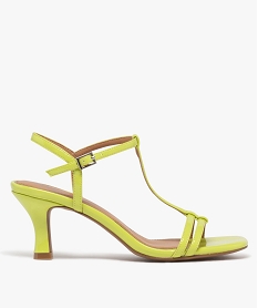 GEMO Sandales à talon multibrides femme Vert