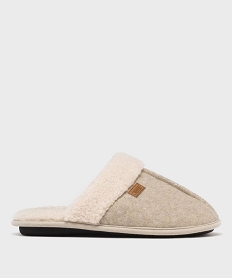 GEMO Chaussons mules fourrés cosy femme - DIM Beige