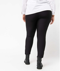 pantalon femme grande taille en maille cotelee noir leggings et jeggingsP105101_3