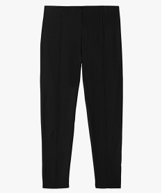 pantalon femme grande taille en maille cotelee noir leggings et jeggingsP105101_4