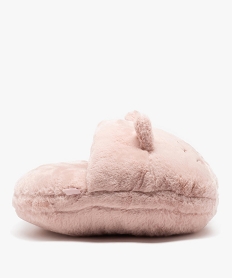 GEMO Chaussons femme géants en volume tête danimal rose standard