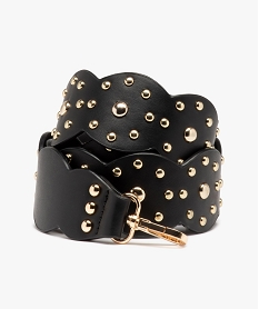 GEMO Bandoulière de sac avec clous métalliques Noir