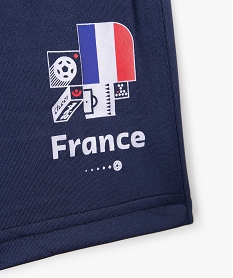 ensemble garcon 2 pieces short et maillot de foot - fifa - coupe du monde 2022 bleuP190601_2