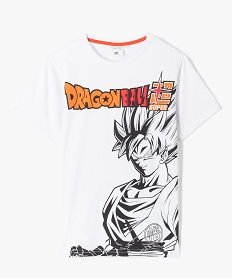 tee-shirt garcon a manches courtes imprime - dragon ball super blanc tee-shirtsP607101_1