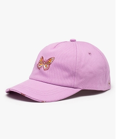 casquette fille avec motifs papillons rose standardQ093101_1