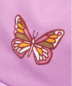 casquette fille avec motifs papillons rose standardQ093101_2