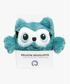 GEMO Peluche bouillotte hibou chauffante Bleu