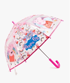 parapluie enfant transparent imprime - peppa pig roseQ098301_1