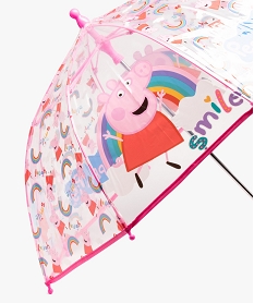 parapluie enfant transparent imprime - peppa pig roseQ098301_3