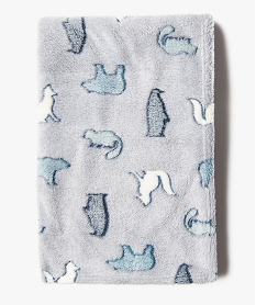 plaid enfant a motifs animaux gris standardQ099401_1