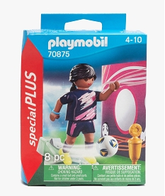 GEMO Jeu figurine joueuse de foot - Playmobil coloris assortis