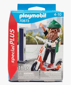 GEMO Jeu figurine et trottinette - Playmobil coloris assortis