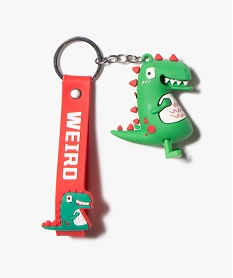 GEMO Porte-clé enfant avec dragonne et dinosaure Vert