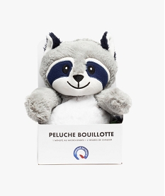 bouillotte peluche raton laveur a chauffer au micro-ondes grisQ105301_1