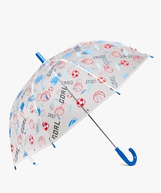 parapluie enfant transparent imprime ballons blancQ105701_1